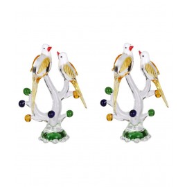 AFAST Multicolour Glass Figurines - Pack of 2