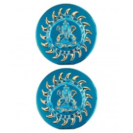 AFAST Multicolour Glass Figurines - Pack of 2