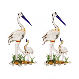 AFAST Multicolour Glass Figurines - Pack of 2