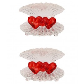 AFAST Multicolour Glass Figurines - Pack of 2