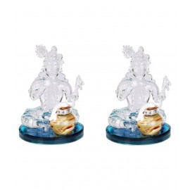 AFAST Multicolour Glass Figurines - Pack of 2
