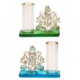 AFAST Multicolour Glass Figurines - Pack of 2