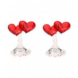 AFAST Multicolour Glass Figurines - Pack of 2