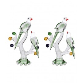 AFAST Multicolour Glass Figurines - Pack of 2