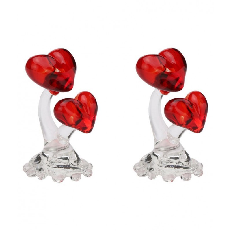 AFAST Multicolour Glass Figurines - Pack of 2