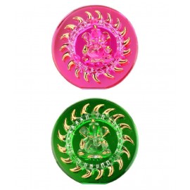 AFAST Multicolour Glass Figurines - Pack of 2