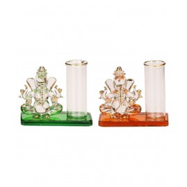 AFAST Multicolour Glass Figurines - Pack of 2