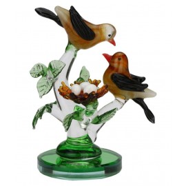 AFAST Multicolour Glass Handicraft Showpiece - Pack of 1