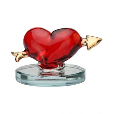 AFAST Multicolour Glass Handicraft Showpiece - Pack of 2
