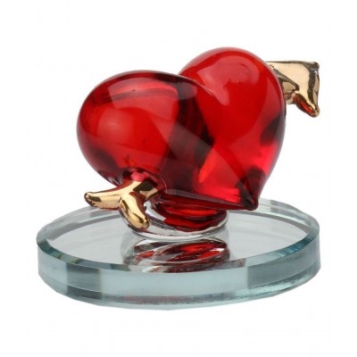 AFAST Multicolour Glass Handicraft Showpiece - Pack of 2