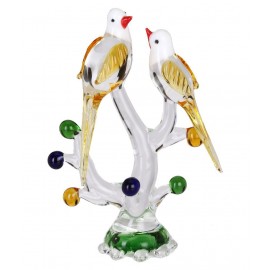 AFAST White Glass Decoratives Glasses - Pack of 1