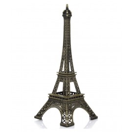 AFTERSTITCH 1 Piece Metal Eiffel Tower Antique Vintage Statue for Room, Office, Decorative Showpeice for Home, Desk Decor, Table Stand Holder, Unique Gift and Many Occasions