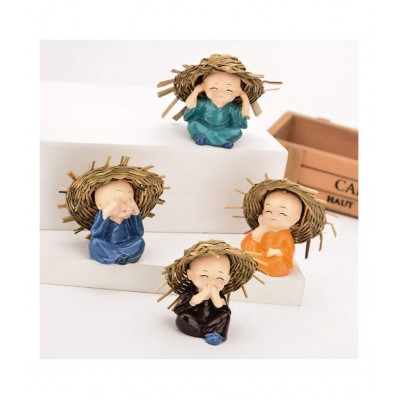 AFTERSTITCH Assorted Porcelain Sculptures - Pack of 4