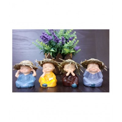 AFTERSTITCH Assorted Porcelain Sculptures - Pack of 4