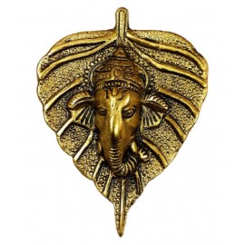 AFTERSTITCH Gold Brass Lord Ganesha Smoke Backflow - Pack of 1