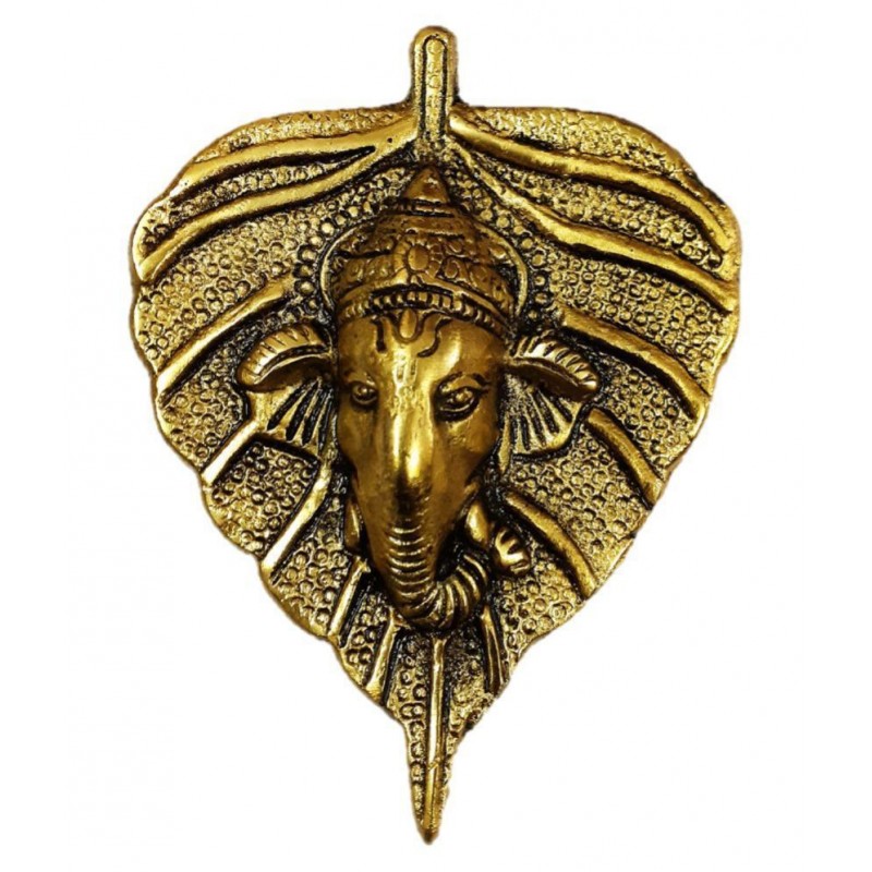 AFTERSTITCH Gold Brass Lord Ganesha Smoke Backflow - Pack of 1