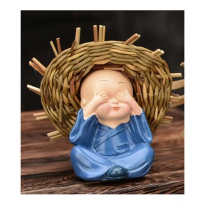 AFTERSTITCH Multicolour Polyresin Figurines - Pack of 4