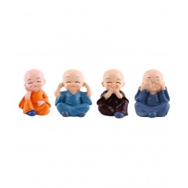 AFTERSTITCH Multicolour Resin Figurines - Pack of 4