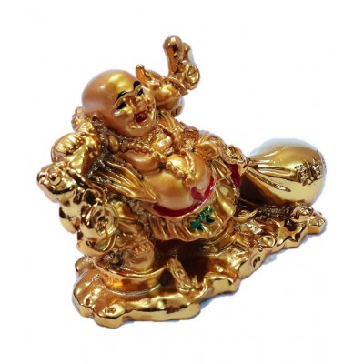 AFTERSTITCH Polyresin Laughing buddha