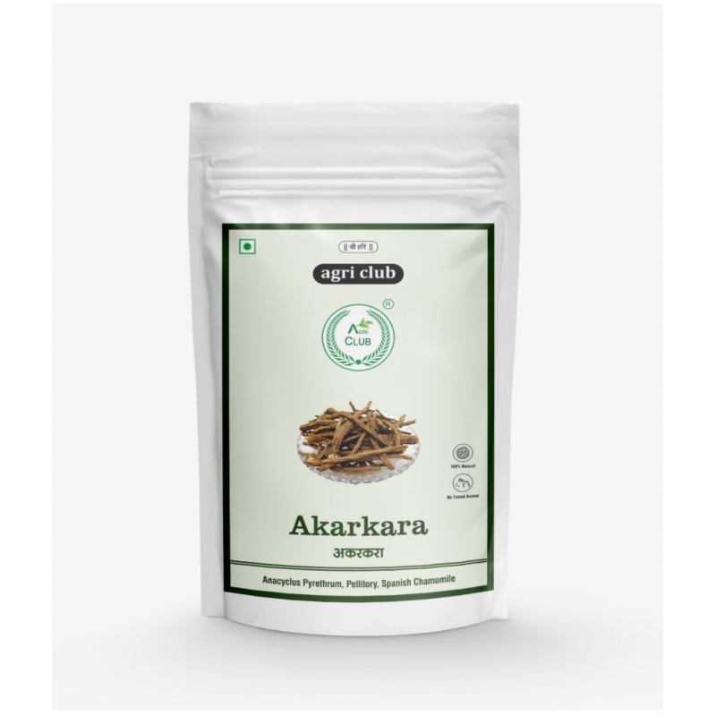 AGRI CLUB Akarkara-Pellitory Root Raw Herbs 200 gm