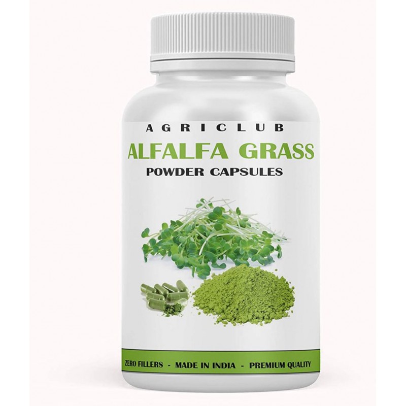 AGRI CLUB Alfalfa Grass Extract Capsule 60 no.s Pack Of 1