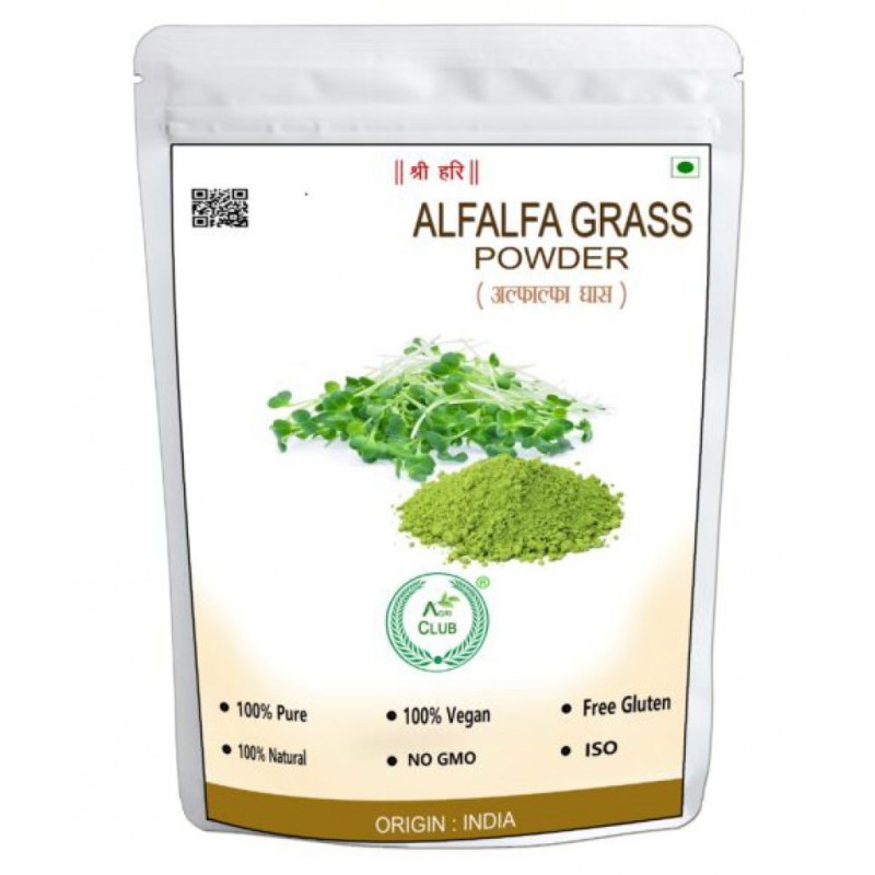 AGRI CLUB Alfalfa Grass Powder 400 gm Pack Of 1 AGRI CLUB Alfalfa Grass Powder 400 gm Pack Of 1