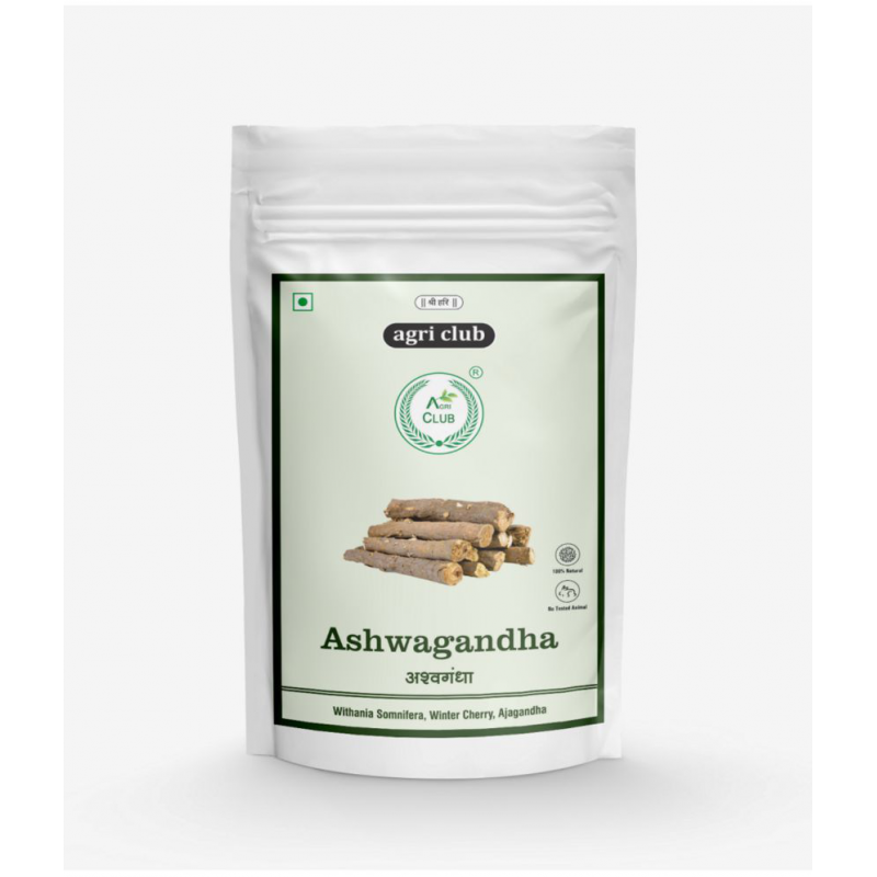 AGRI CLUB Ashwagandha-Withania Somnifera Raw Herbs 400 gm