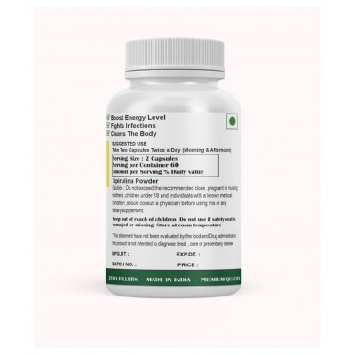 AGRI CLUB spirulina extract Capsule 60 no.s Pack Of 1