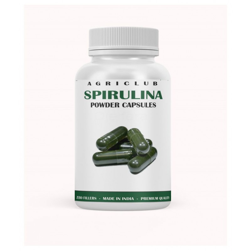 AGRI CLUB spirulina extract Capsule 60 no.s Pack Of 1