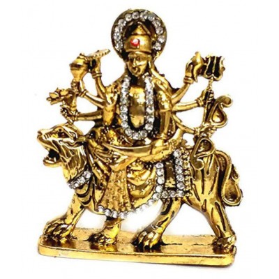 AIR9 Maa Durga Idol Metal ( Size- 8 cm)