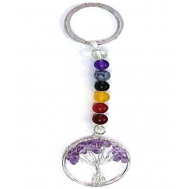 AIR9 Multicolour Crystal Keychain - Pack of 1