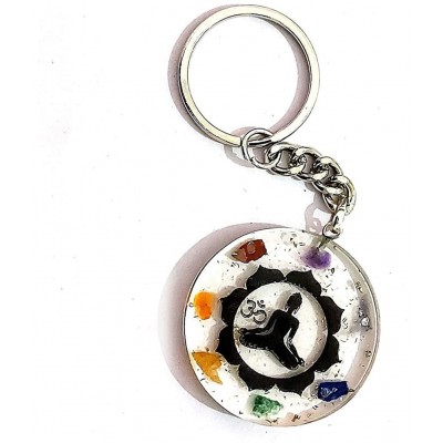 AIR9 Multicolour Resin Keychain - Pack of 1