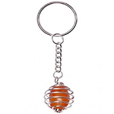 AIR9 Orange Crystal Keychain - Pack of 1