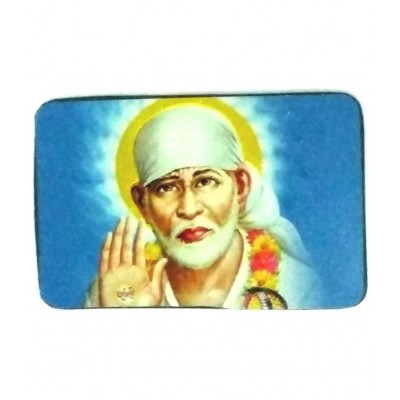 AIR9 Shridi Sai Baba In Iron Rectangle Fridge Magnets Fridge Magnet - Pack of 1