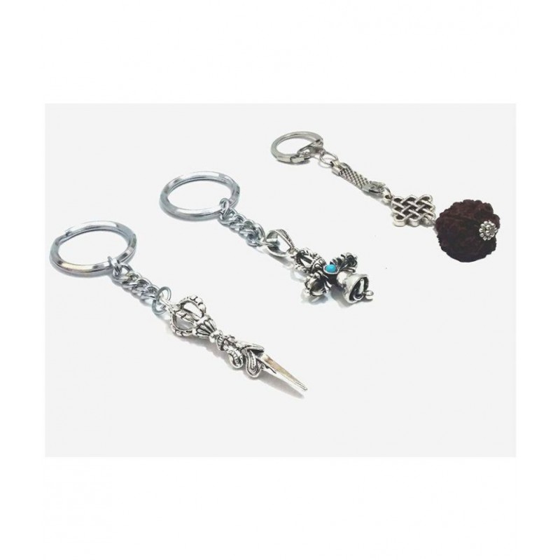AIR9 Silver Iron Keychain - Pack of 3