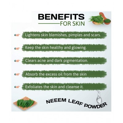 AMISHI 1 KG , Neem Leaves Powder Powder 1000 gm Pack Of 1