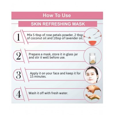 AMISHI 1 KG , Rose Petals Powder Powder 1000 gm Pack Of 1