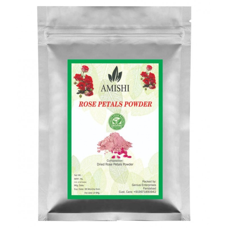 AMISHI 1 KG , Rose Petals Powder Powder 1000 gm Pack Of 1