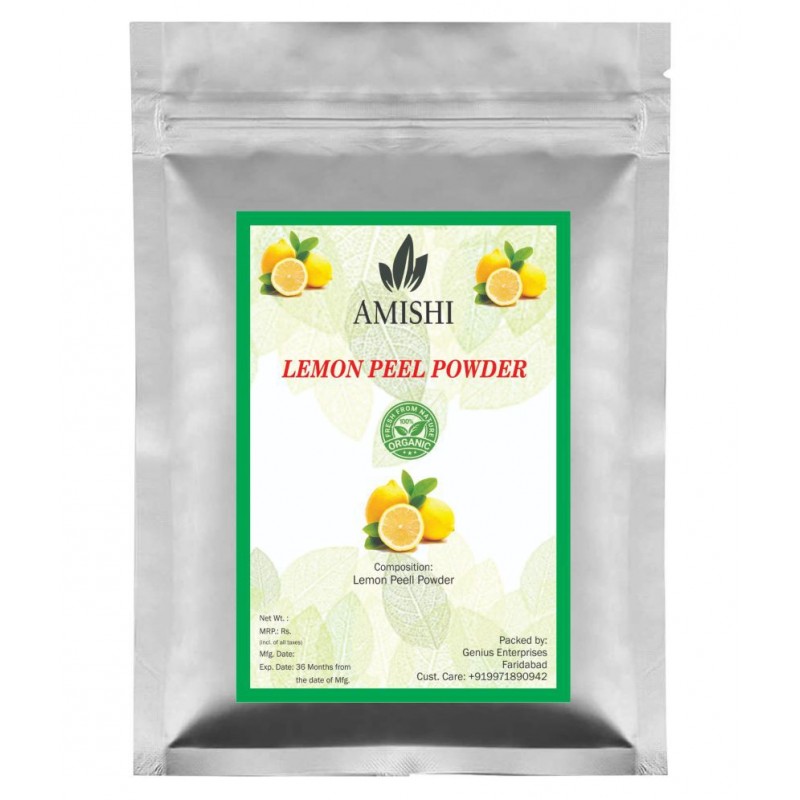 AMISHI 100 Gram, Lemon Peel Powder Powder 100 gm Pack Of 1