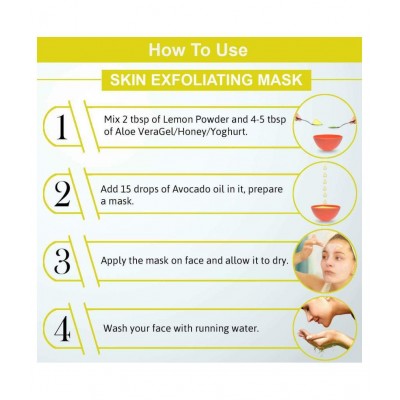 AMISHI 100 Gram, Lemon Peel Powder Powder 100 gm Pack Of 1