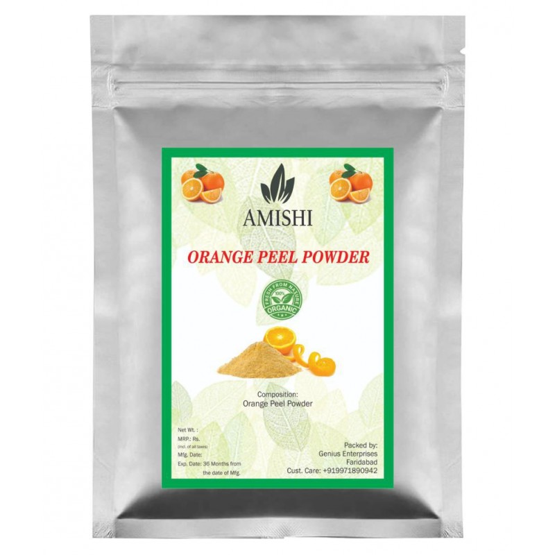 AMISHI 100 Gram, Orange Peel Powder Powder 100 gm Pack Of 1