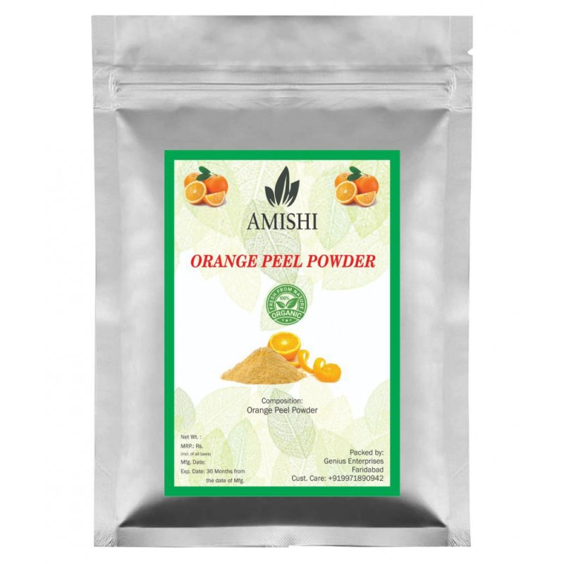 AMISHI 100 Gram, Orange Peel Powder Powder 100 gm Pack Of 1