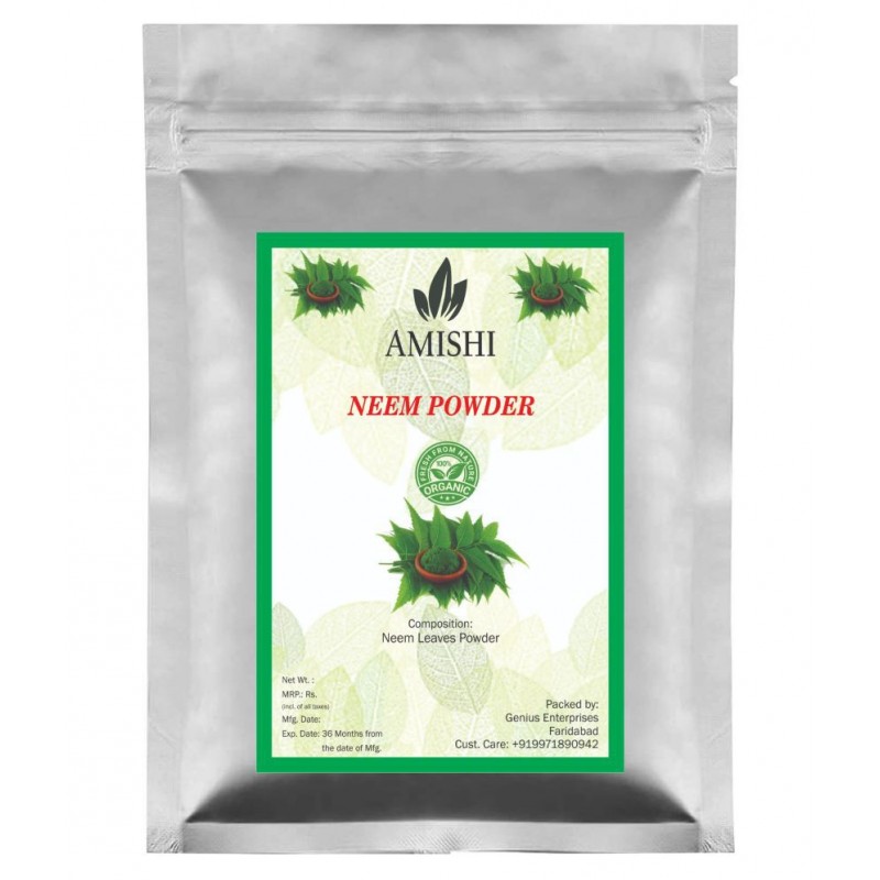 AMISHI 500 Gram, Neem Leaves Powder Powder 500 gm Pack Of 1