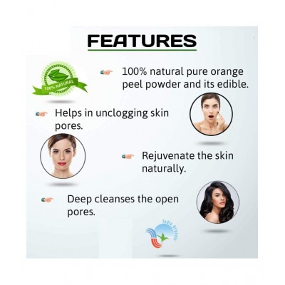 AMISHI 500 Gram, Orange Peel Powder Powder 500 gm Pack Of 1