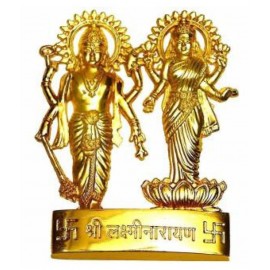 ANANYA ENTERPRISE Vishnu Laxmi Brass Idol
