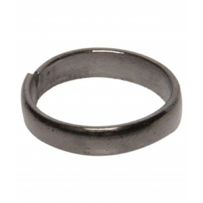 ASTRODIDI Black Horse Shoe Iron Ring Shani Dosh Niwaran Kale Ghode ki Naal Ka Challa (Ring Size 14)