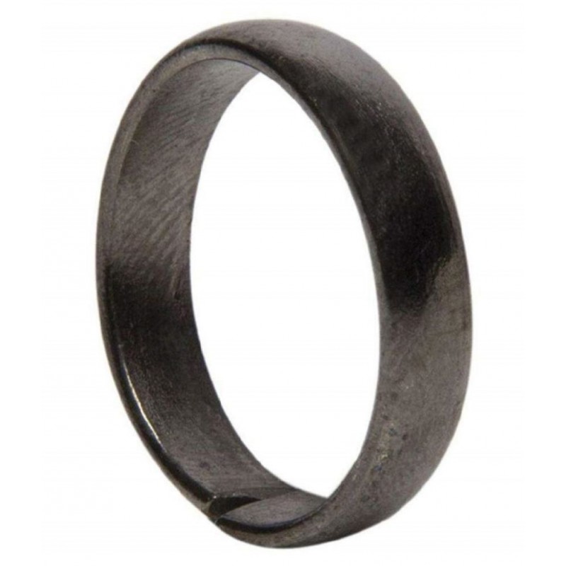 ASTRODIDI Black Horse Shoe Iron Ring Shani Dosh Niwaran Kale Ghode ki Naal Ka Challa (Ring Size 18)