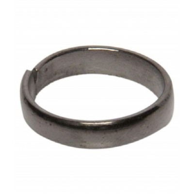 ASTRODIDI Black Horse Shoe Iron Ring Shani Dosh Niwaran Kale Ghode ki Naal Ka Challa (Ring Size 19)
