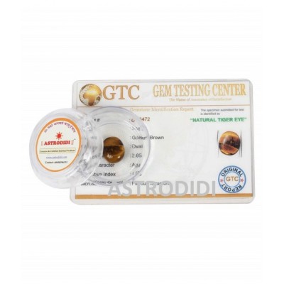 ASTRODIDI Stone Tiger Eye Gemstone (Brown)