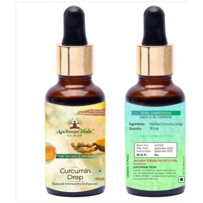 Aachman Veda Natural Immunity Enhancer Curcumin Drops 30ML